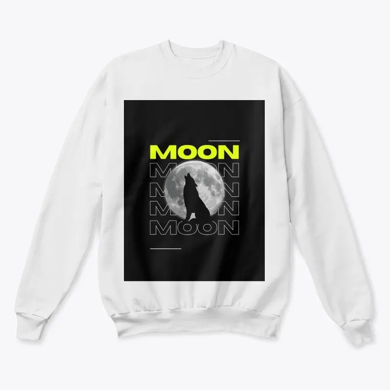 Moon Abstract Typo